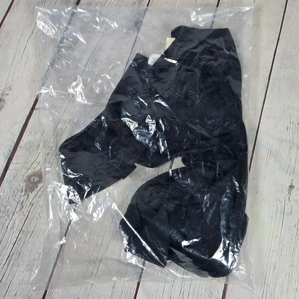 Aerie Black Ruffle‎ Triangle Bikini Swim Top Small XS Adjustable Straps